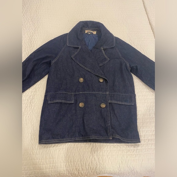NWOT Free people denim car coat - Picture 5 of 10